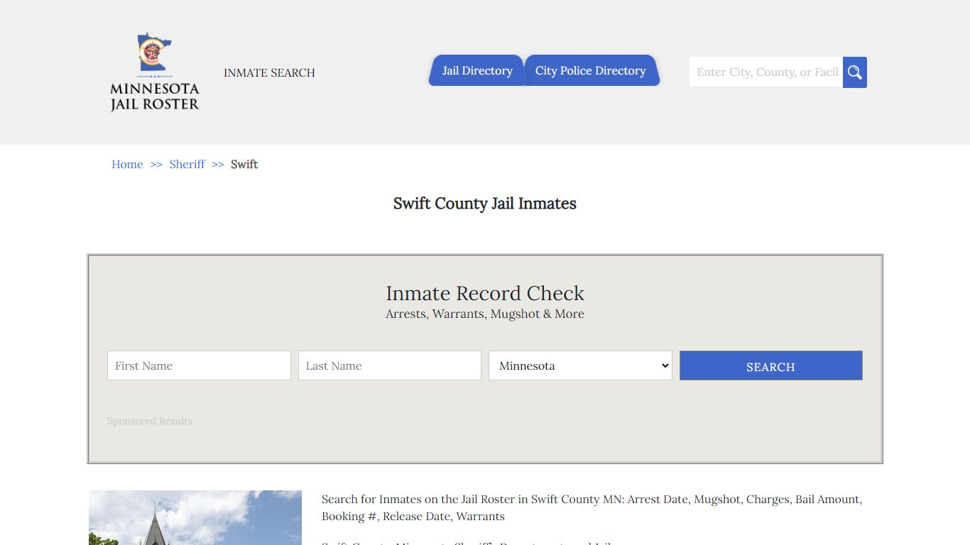Swift County Jail Inmates | Jail Roster Search - Minnesota Jail Roster